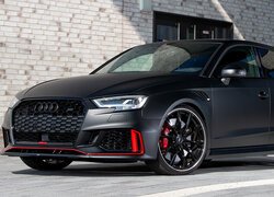 Czarne Audi ABT RS 3 Sport R8