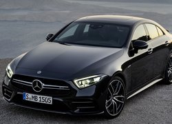 Czarny, Mercedes AMG CLS 53, 4MATIC+, 2018