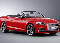 Czerwone, Audi S5, Kabriolet