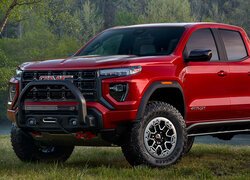 Czerwone GMC Canyon AT4X