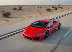 Czerwone, Lamborghini Huracan LP 580-2, 2016