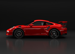 Czerwone Porsche 911 GT3 RS