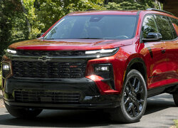 Czerwony, Chevrolet Traverse RS