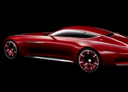 Czerwony, Mercedes Maybach 6, Bok