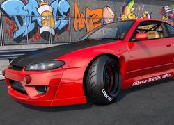 Czerwony, Nissan Silvia S15 Rocket Bunny