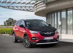 Czerwony, Opel Grandland X, 2020, Budynek