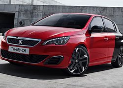 Czerwony Peugeot 308 GTi