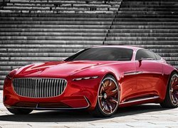 Czerwony Vision Mercedes-Maybach 6