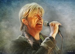Muzyka, Mężczyzna, Piosenkarz, David Bowie, Grafika