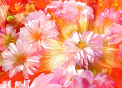 Kwiaty, Grafika, Fractalius