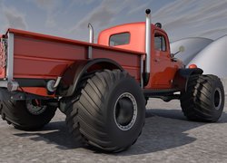 Dodge Power Wagon, 1946, Zabytkowy, 3D