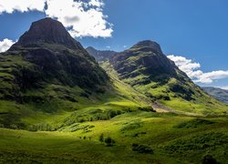 Dolina Glen Coe w Szkocji