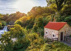 Dom wśród drzew w Parku Narodowym Krka