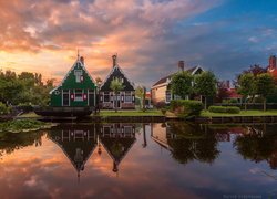 Domy na terenie Skansenu Zaanse Schans