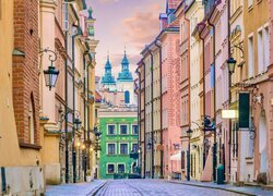 Polska, Warszawa, Stare Miasto, Ulica, Domy, Kamienice