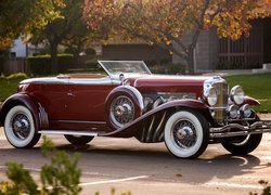 Zabytkowy, Duesenberg Disappearing Top Torpedo Convertible Coupe, 1929