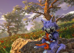 Dwa koty z gry Biomutant