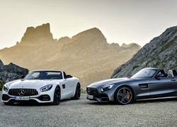 Dwa, Mercedesy, AMG, GT Roadster, Góry