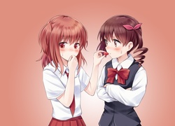 Dwie dziewczynki w manga anime