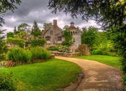 Dworek Scotney Castle w Anglii