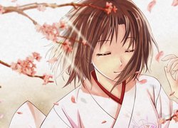 Dziewczyna w kimonie