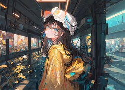 Dziewczyna z plecakiem w anime