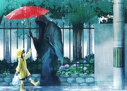 Dziewczynka i demon z parasolką