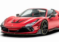 Czerwone, Ferrari F8 Spider Mansory, 3D