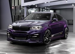 Fioletowe, BMW X6 F16, Lumma CLR X6 R