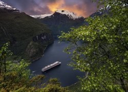 Fiord Geirangerfjord w Norwegii