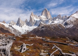 Ameryka Południowa, Patagonia, Góry, Szczyt Fitz Roy, Jesień