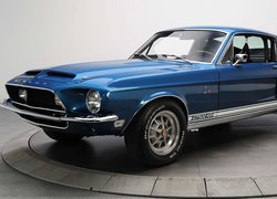 Zabytkowy, Niebieski, Ford Mustang Shelby GT500 KR, 1968