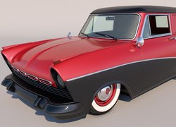 Zabytkowy, Ford Taunus 17M P2, 1957, 3D