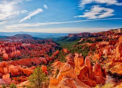 Park Narodowy Bryce Canyon, Stan Utah, Stany Zjednoczone, Skały, Kanion