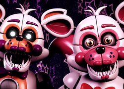 Gra, Five Nights at Freddys, Funtime Foxy, LolBit