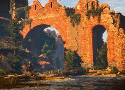 The Witcher 3 Wild Hunt, Wiedźmin 3 Dziki Gon, Geralt, Koń, Ruiny