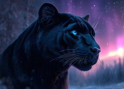 Jaguar amerykański, Czarna pantera, Głowa