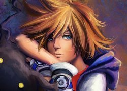 Główny bohater Sora z gry Kingdom Hearts