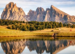 Góra Schlern w Dolomitach