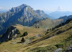 Góry, Łąka, Polana, Dom, Droga, Ścieżka