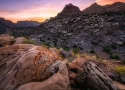 Góry, Skały, Park Narodowy Canyonlands, Utah, Stany Zjednoczone