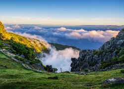 Góry na wyspie Madera w Portugalii