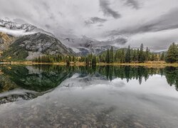 Góry Skaliste, Jezioro, Officers Gulch Pond, Kolorado, Stany Zjednoczone