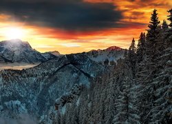 Góry Wettersteingebirge w Bawarii