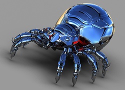 Graficzny pająk robot