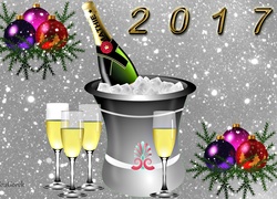 Graficzny toast noworoczny 2017