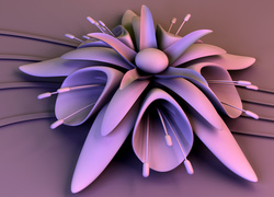 Grafika 3D, Kwiatek