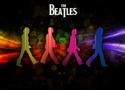Grafika inspirowana płytą The Beatles - Abbey Road