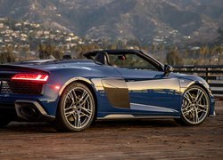 Granatowe, Audi R8 Spyder, Kabriolet