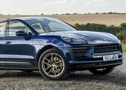 Granatowe, Porsche Macan, 2021